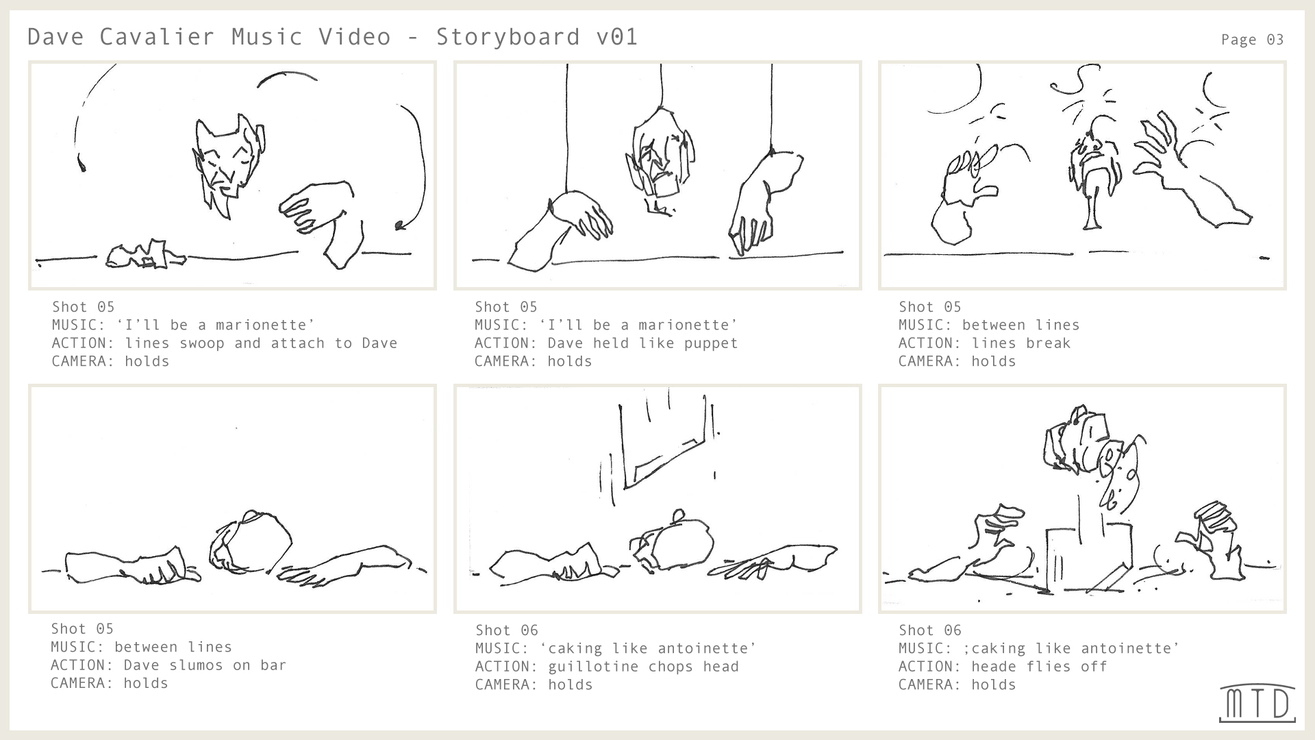 The Hold storyboard page 3